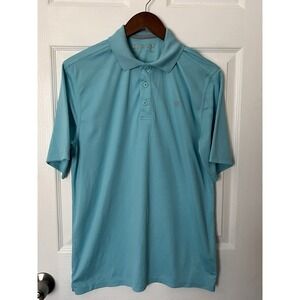 Ariat AriatTek Heat Series Polo Shirt Men's Short Sleeve Blue Size M